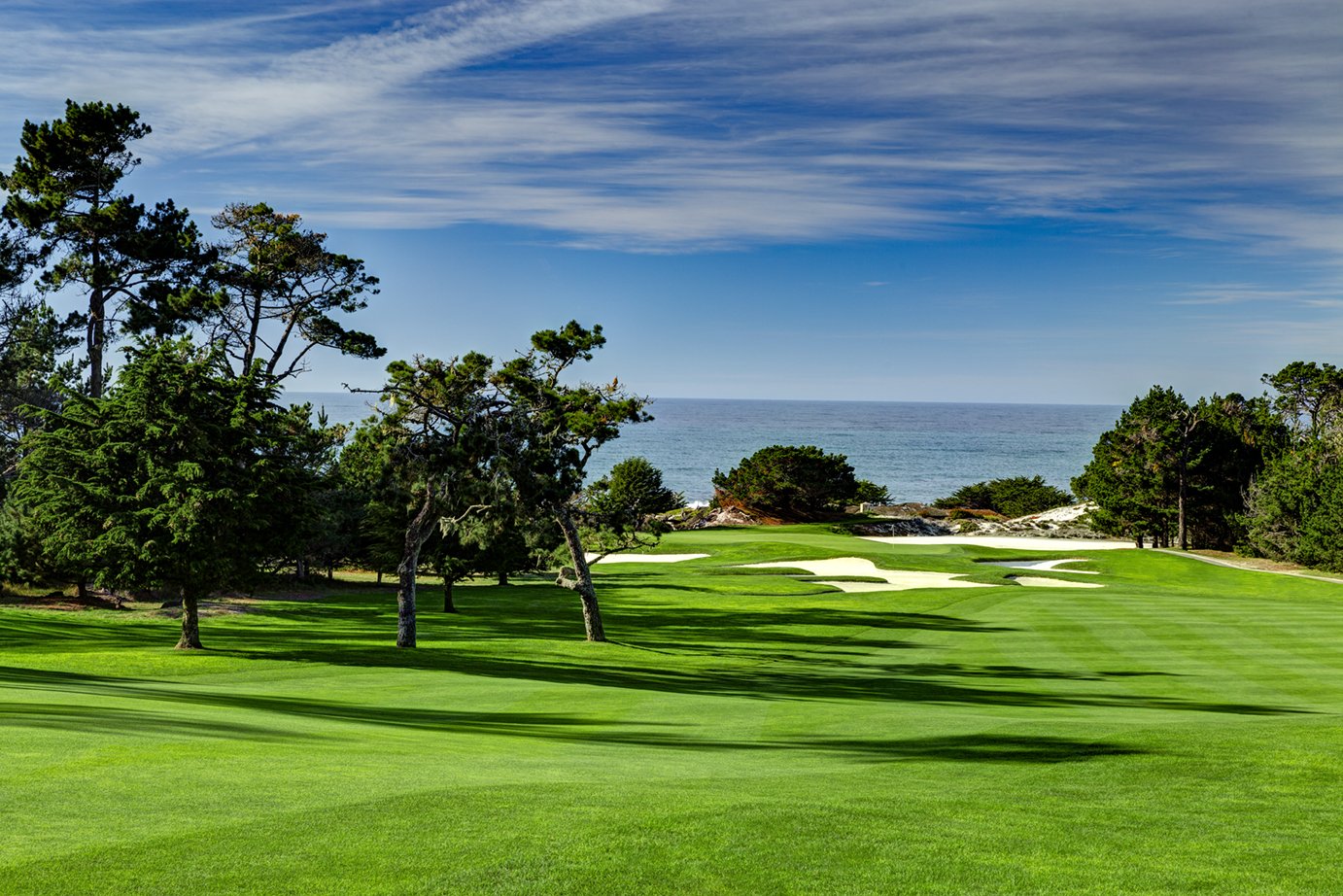 1st hole at Spyglass Hill