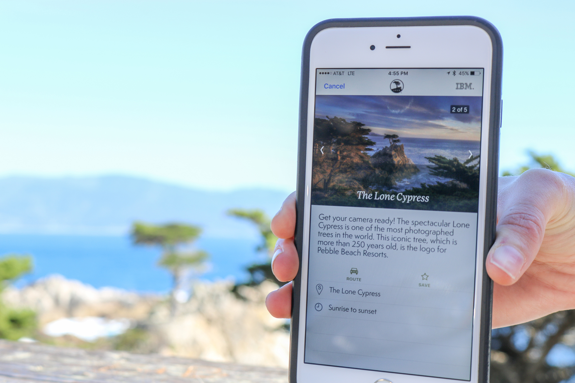 the pebble beach app