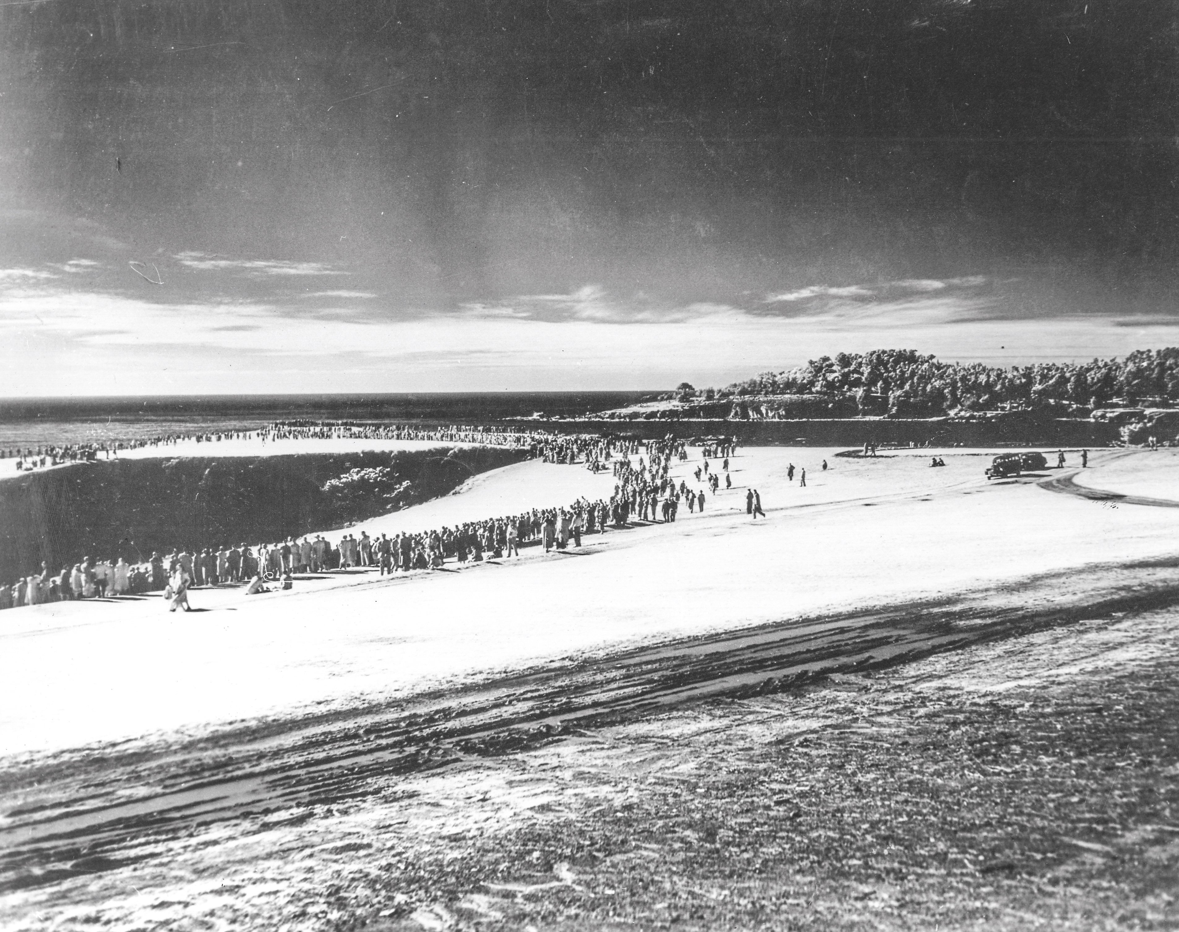 Snow at the 1962 Bing Crosby on the 8th hole