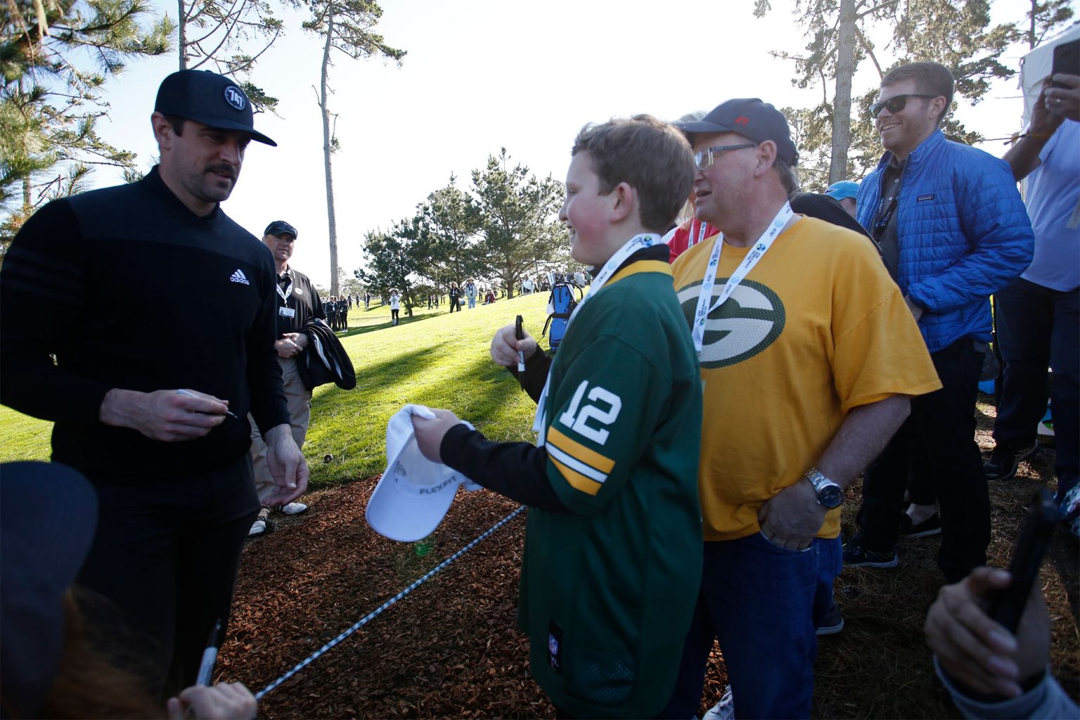 Fans at the 2020 AT&T Pebble Beach Pro-Am