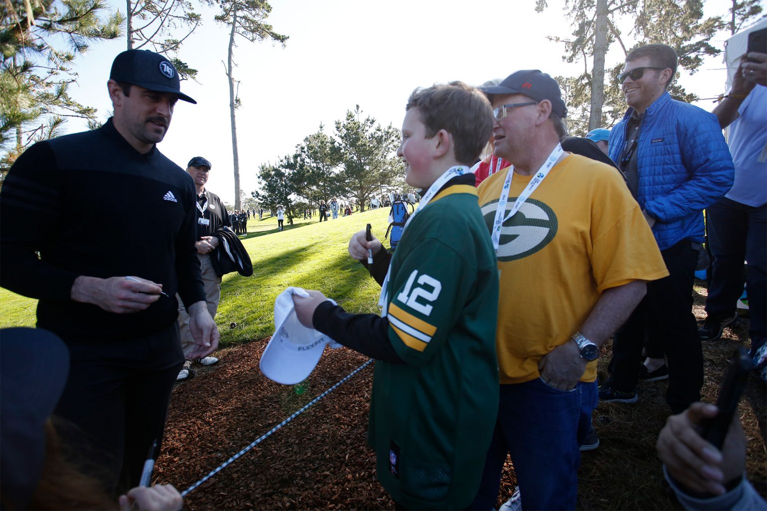 Fans at the 2020 AT&T Pebble Beach Pro-Am