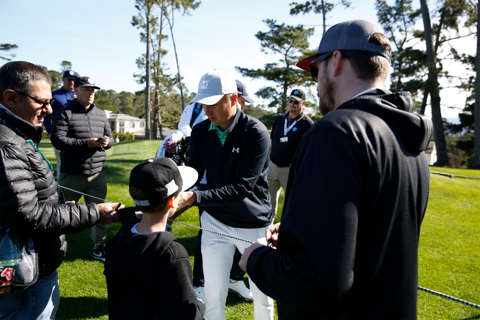 Fans at the 2020 AT&T Pebble Beach Pro-Am