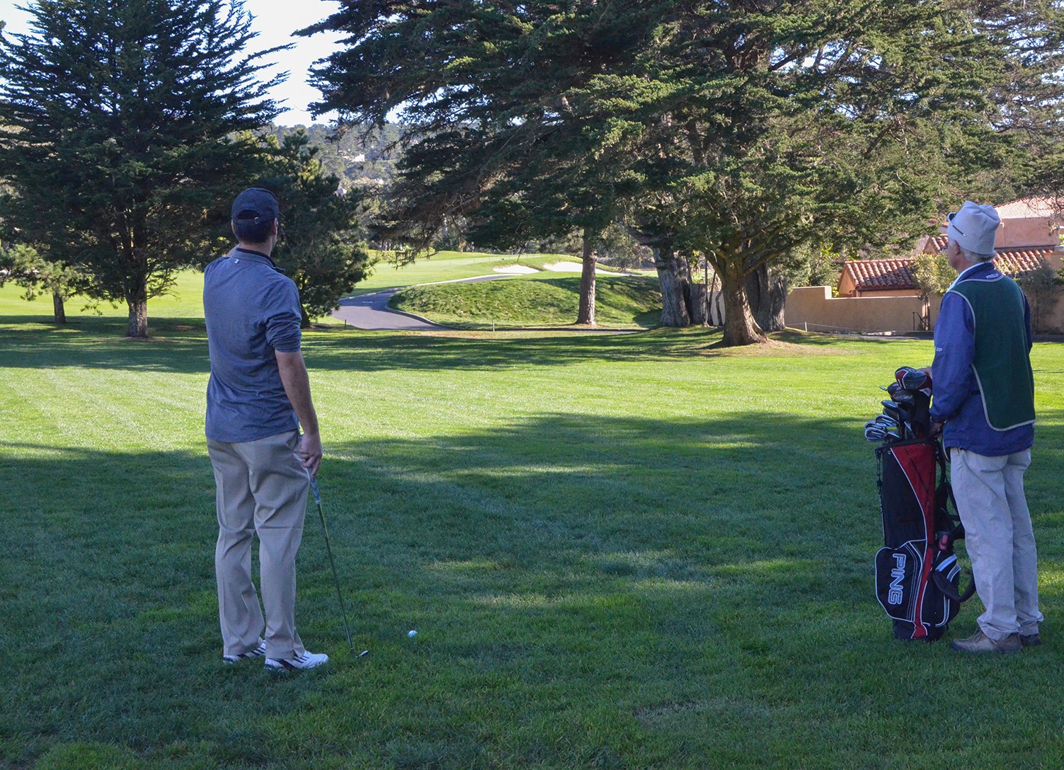 first hole at pebble beach