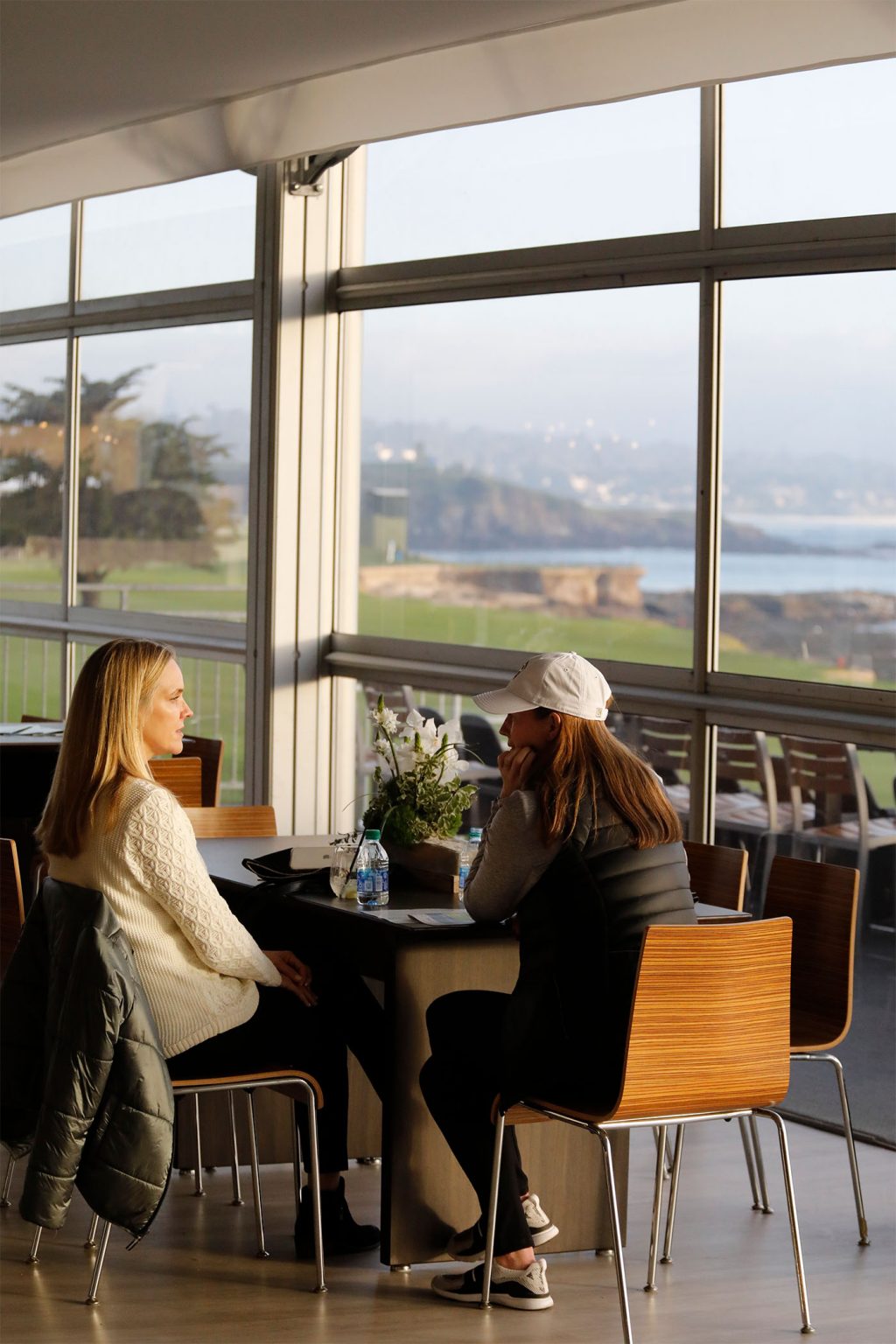 Spectators at the 2020 AT&T Pebble Beach Pro-Am