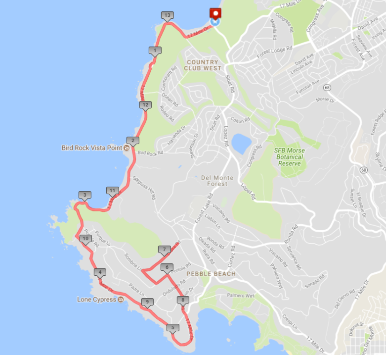 Half Marathon Route