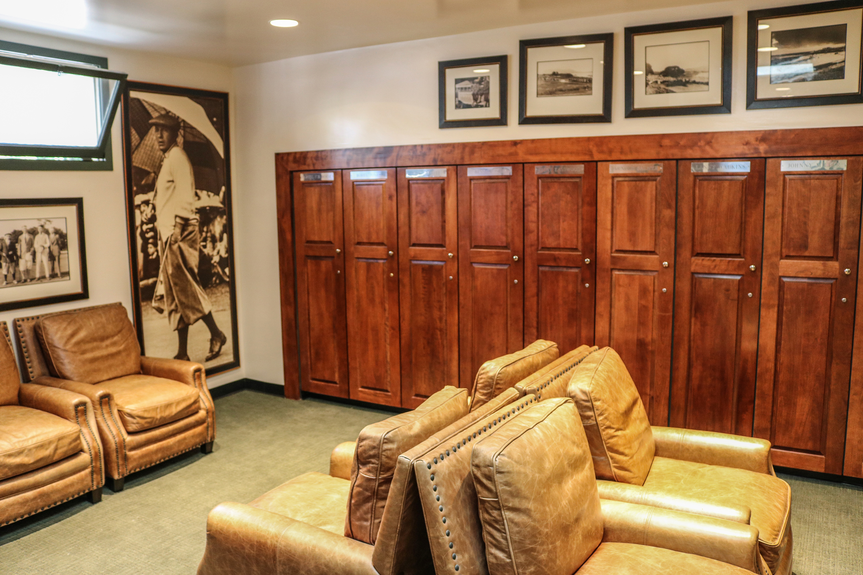 Pebble Beach locker room