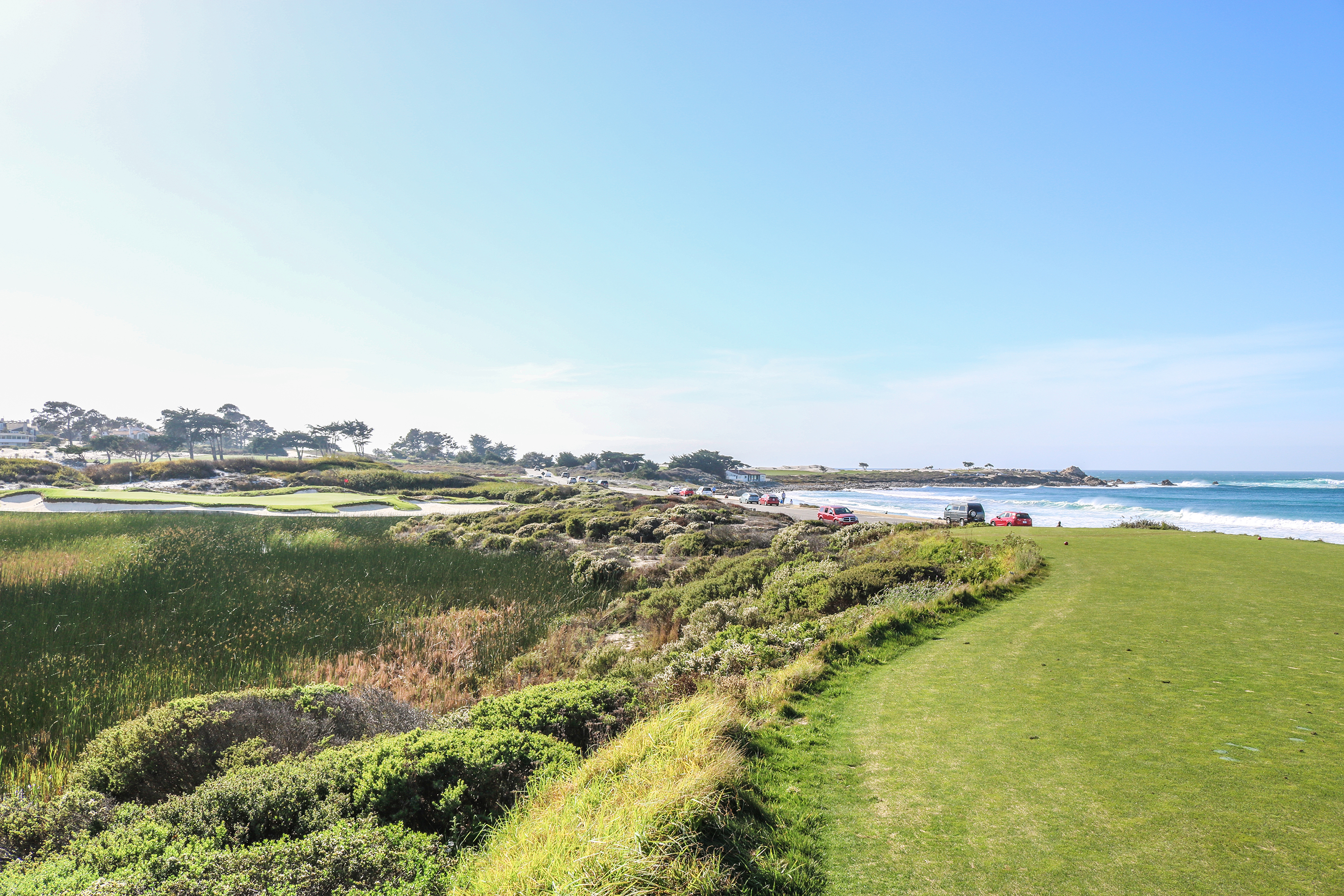 8th tee at Spanish Bay