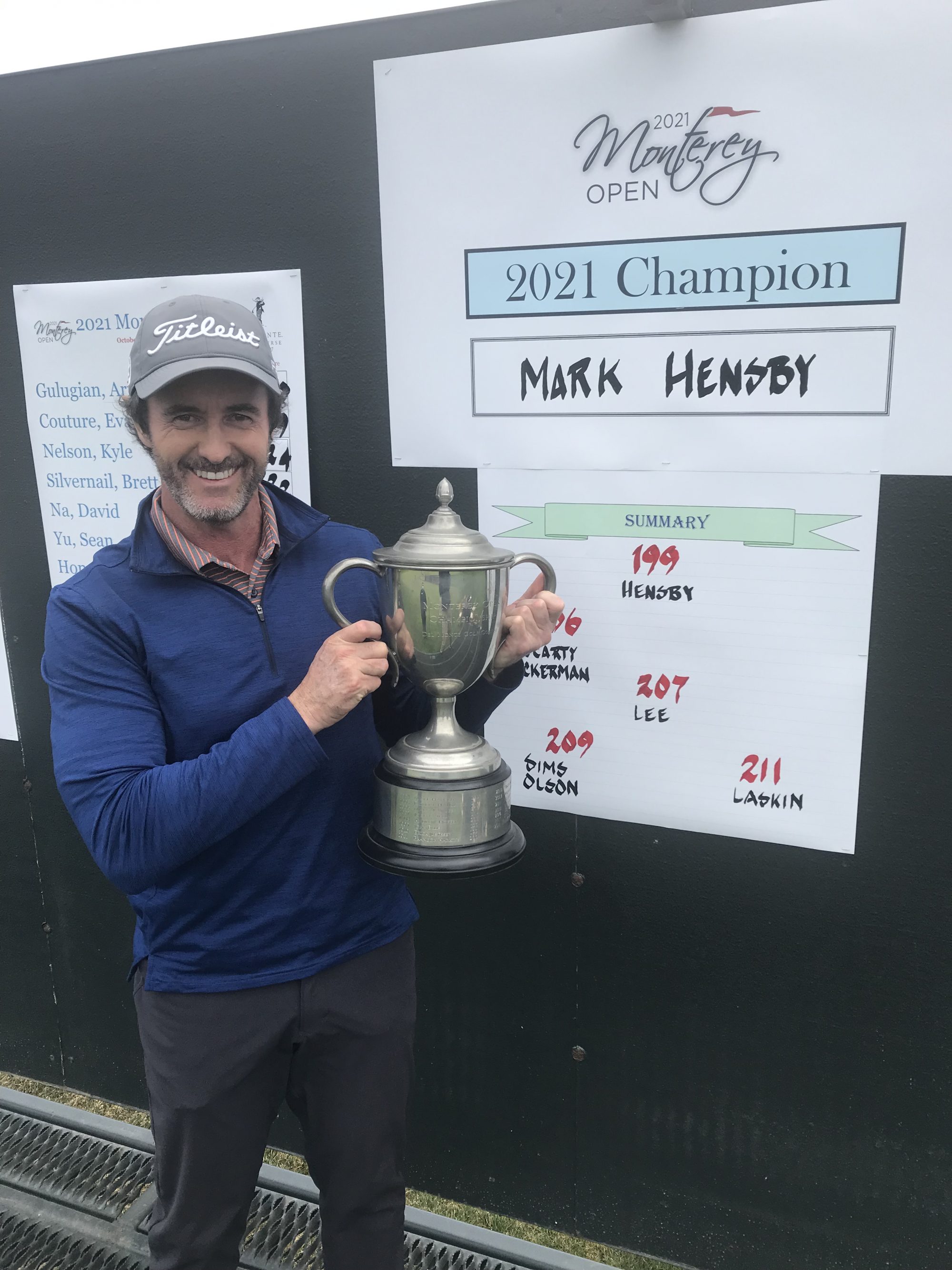 2021 Monterey Open Champion Mark Hensby
