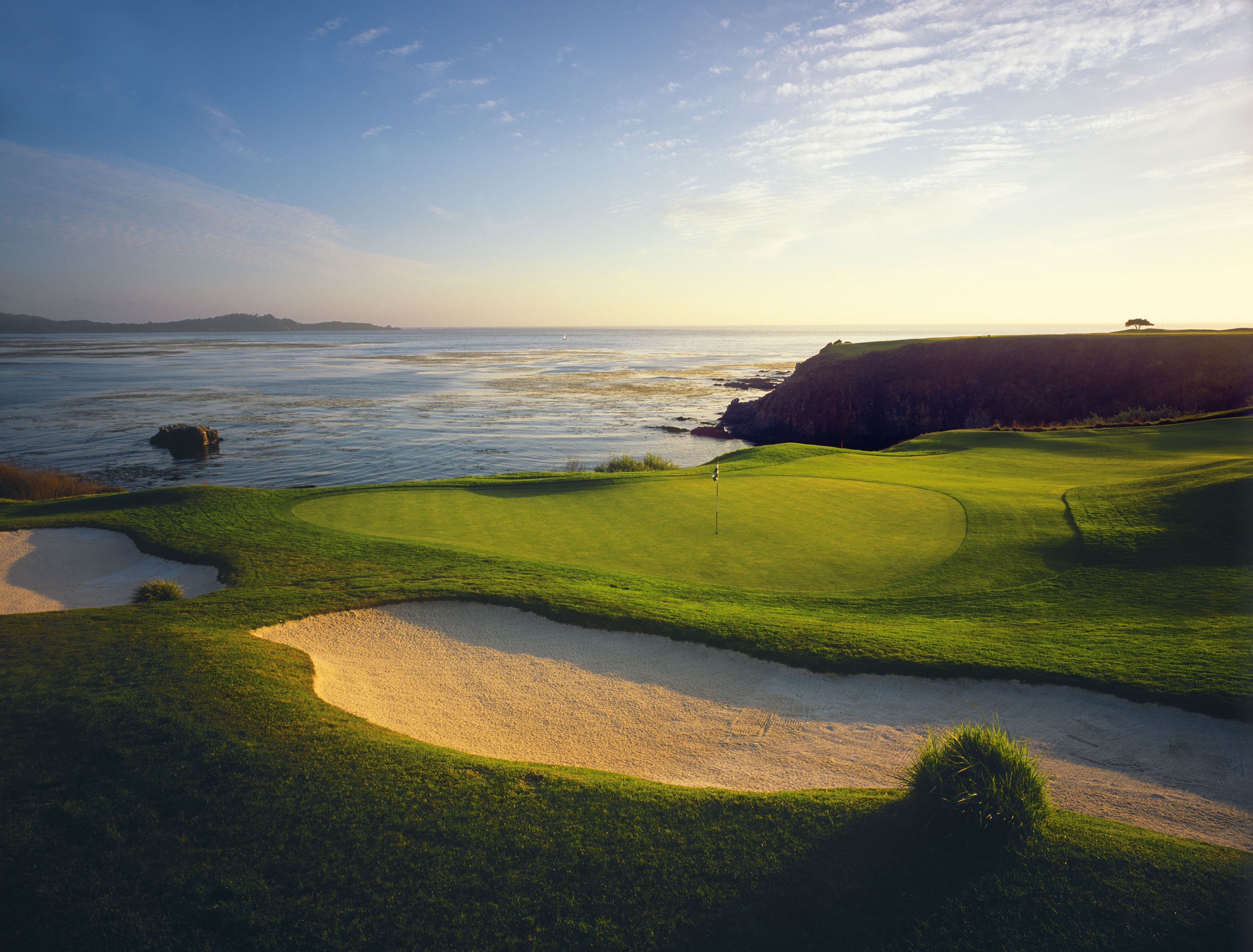 8th green at Pebble Beach