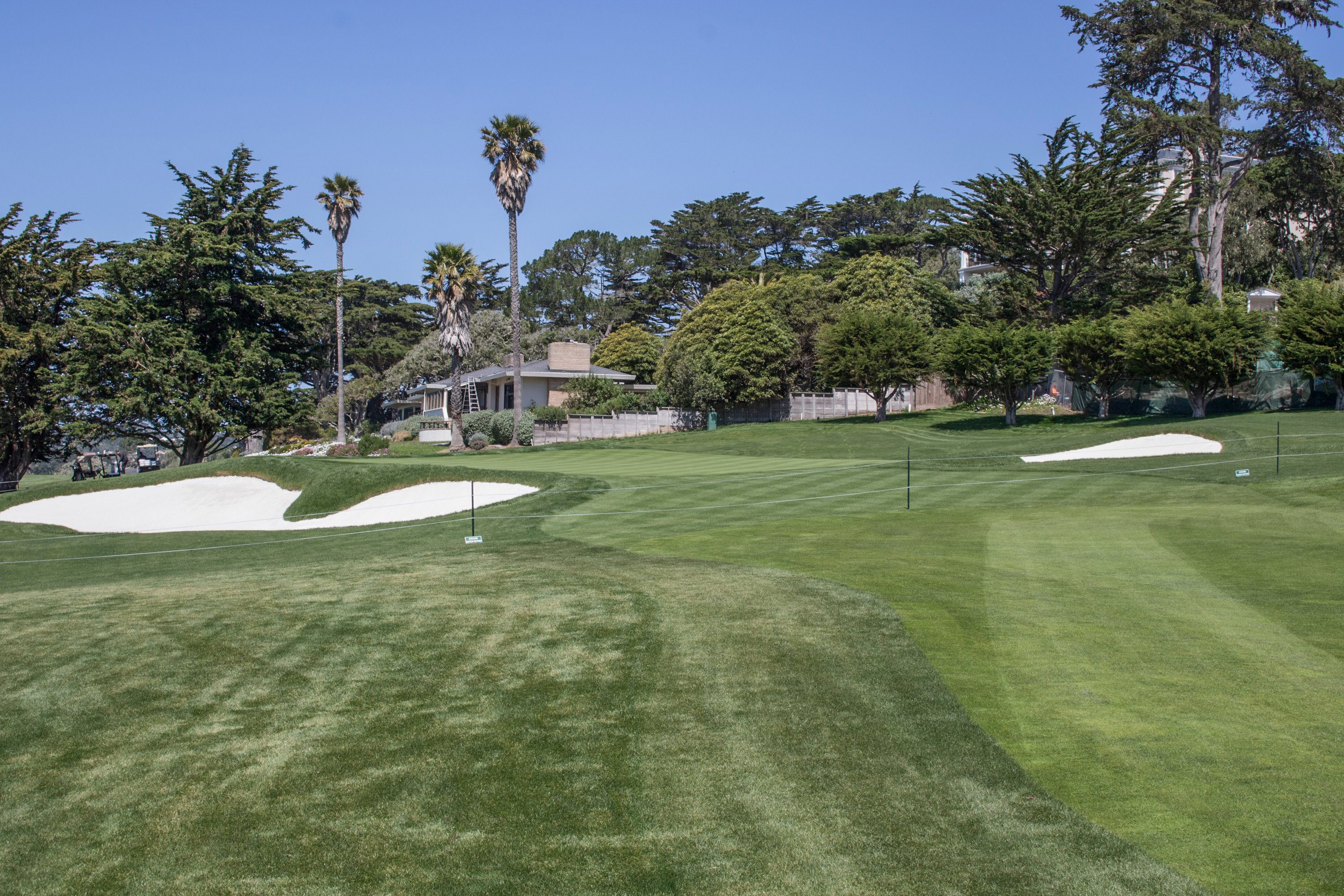 New 13th green at Pebble Beach Golf Links