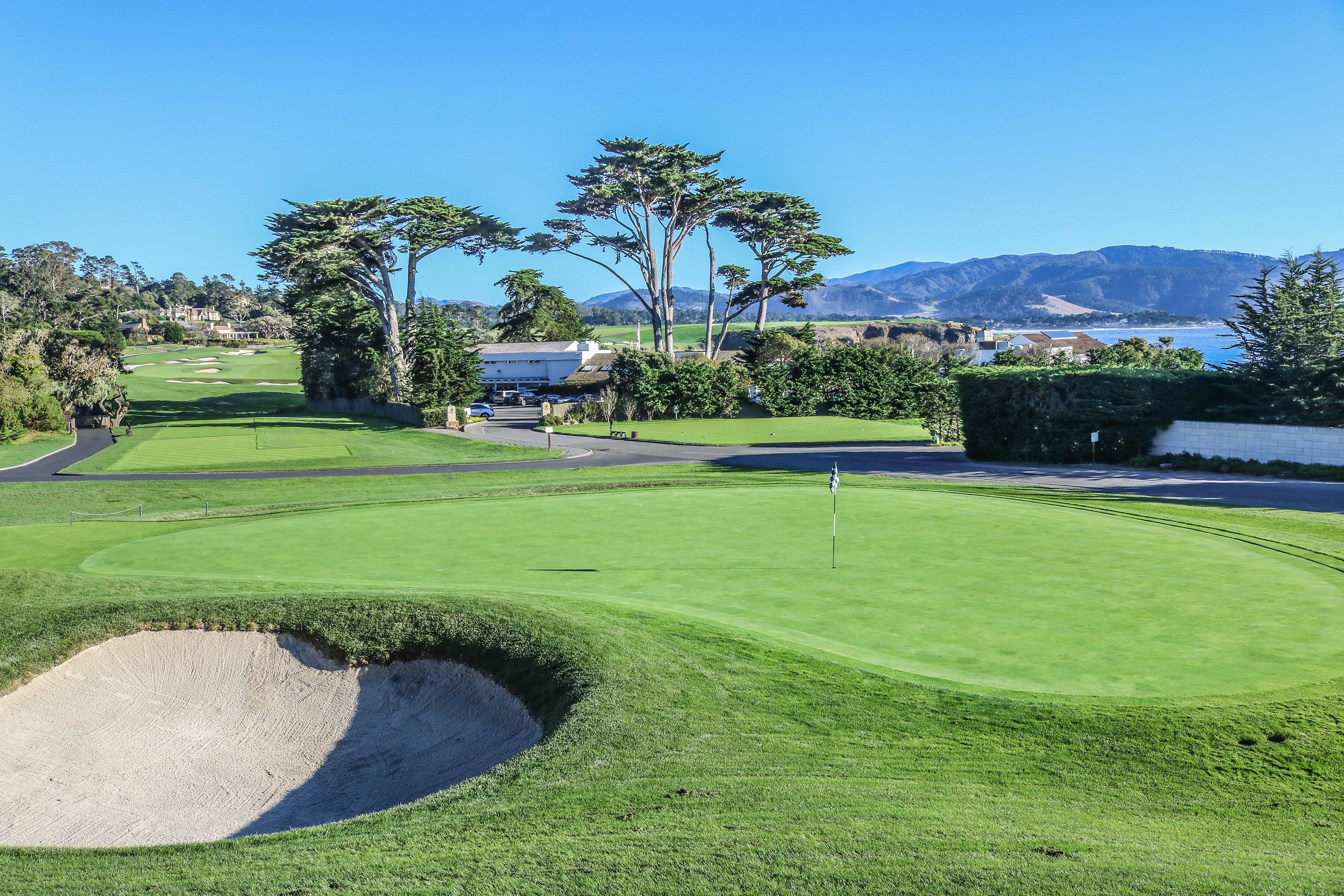 3rd green at Pebble Beach