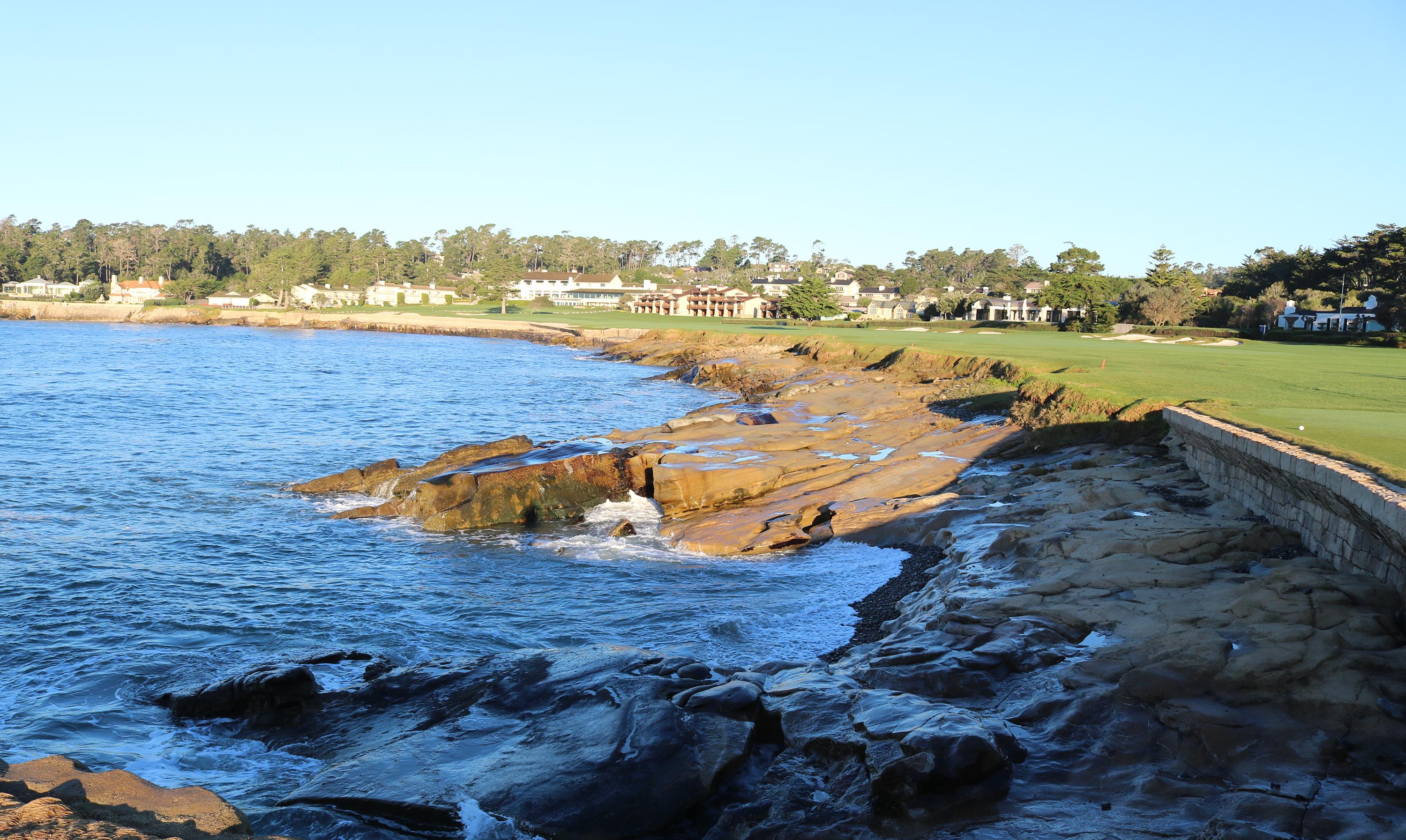 18th hole at Pebble Beach