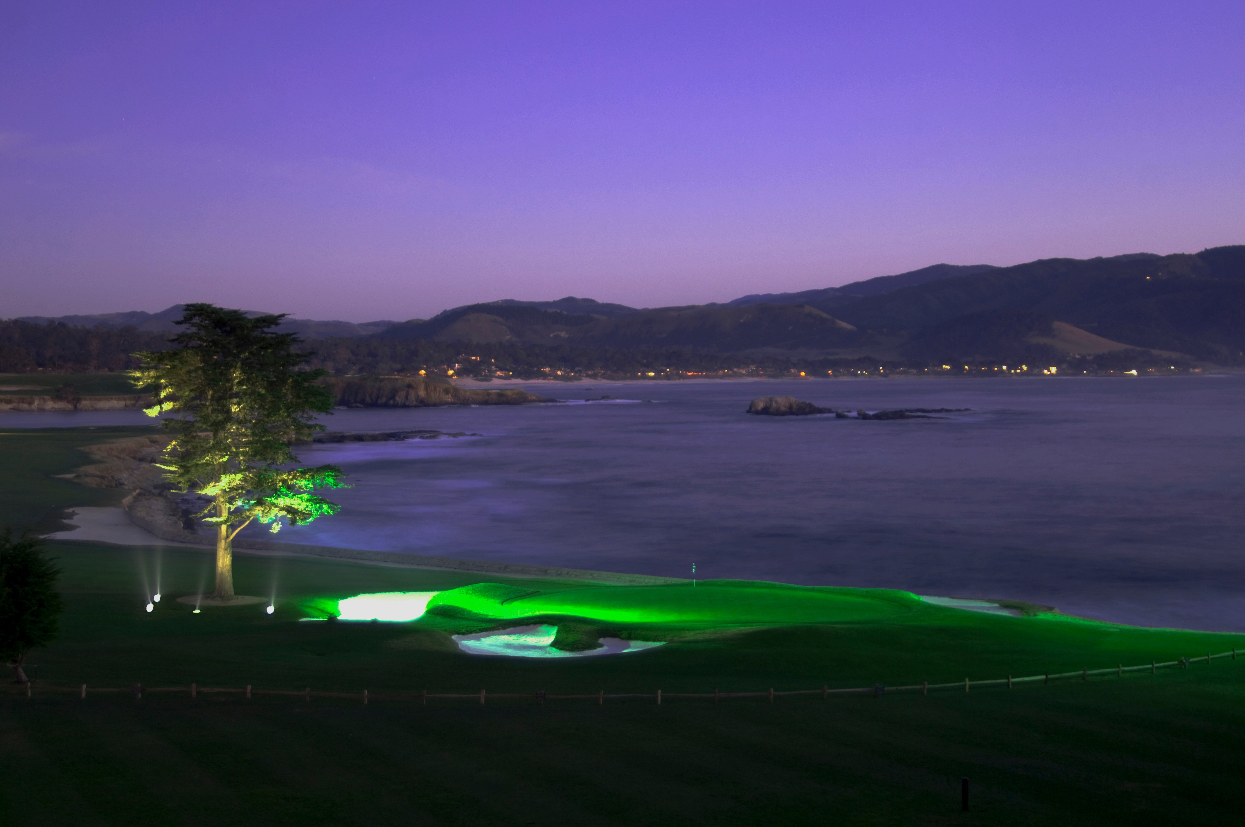 18th Green at Night