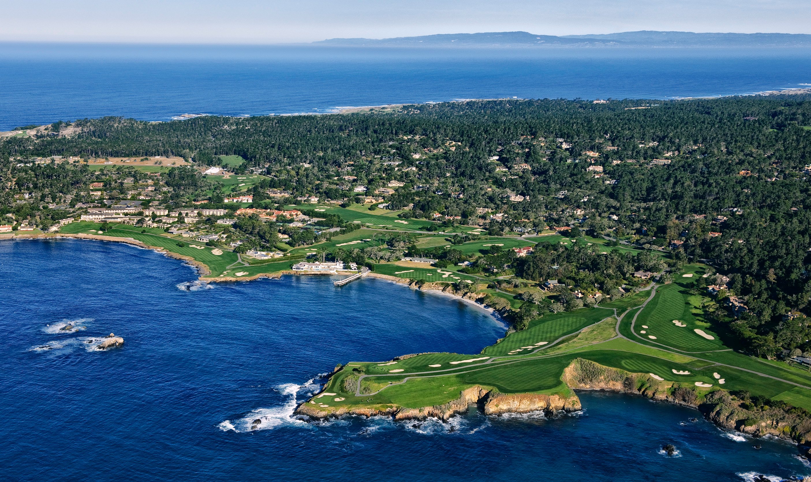 Pebble Beach Aerial