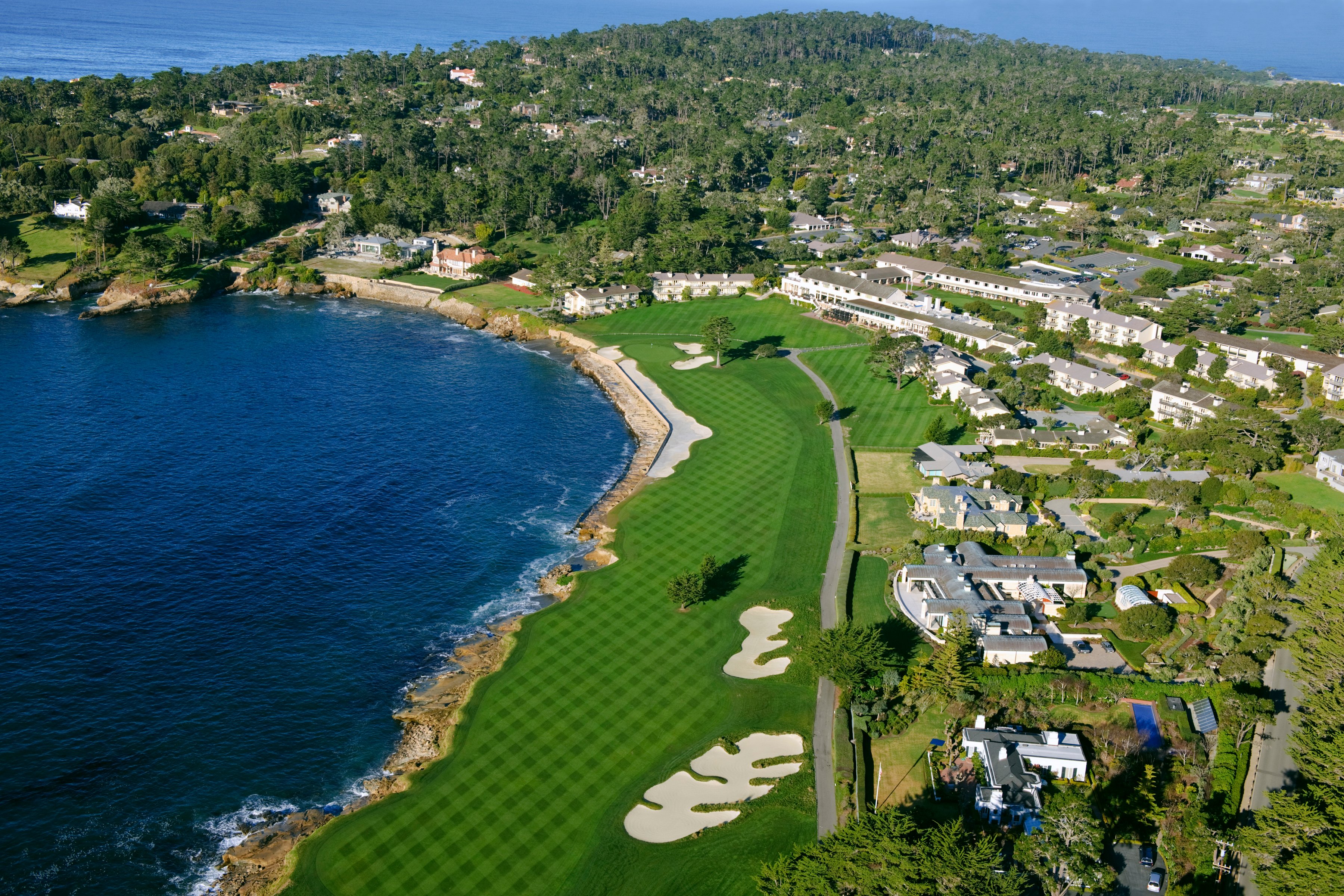 18th hole at Pebble Beach 