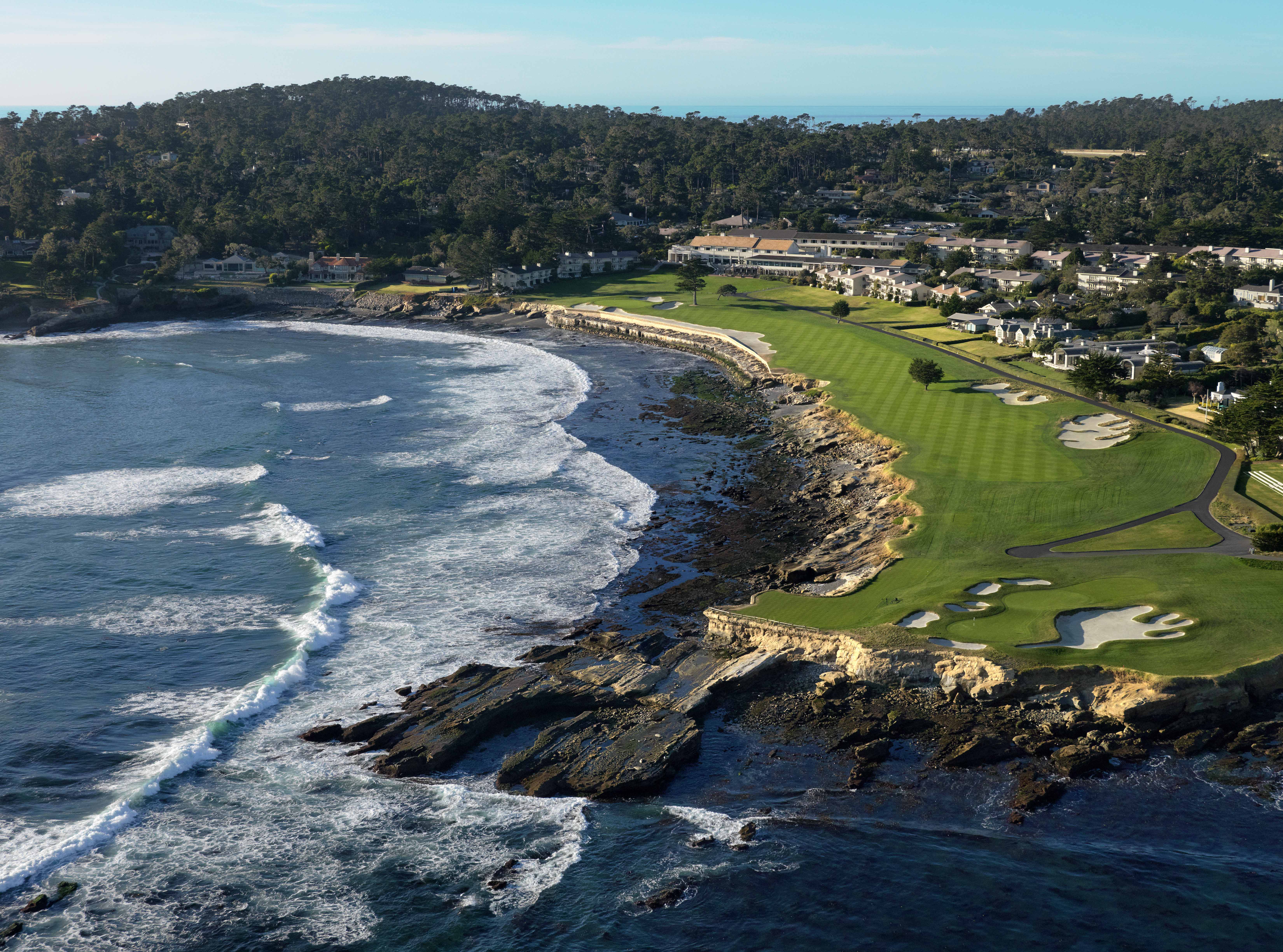 18th hole at Pebble Beach