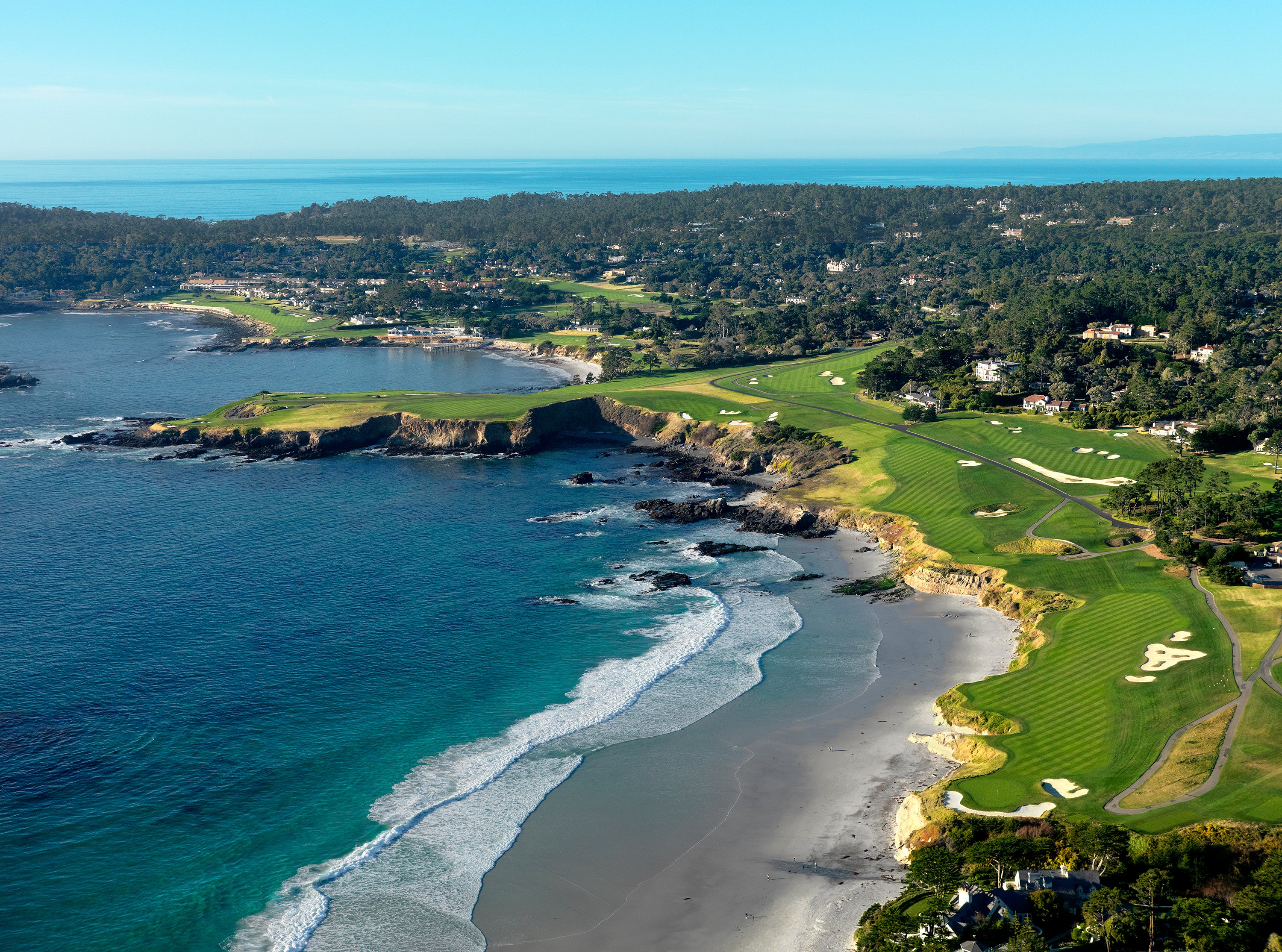 Pebble Beach Aerial