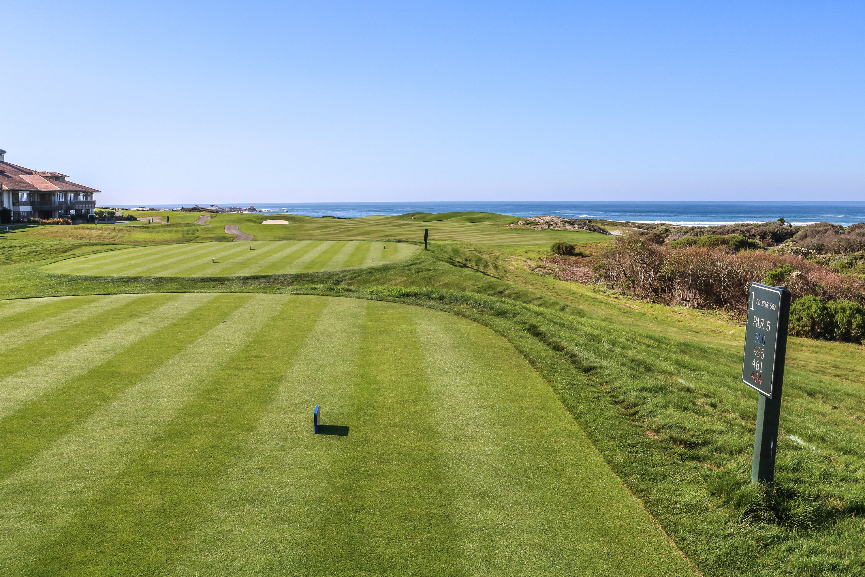 First hole at Spanish Bay