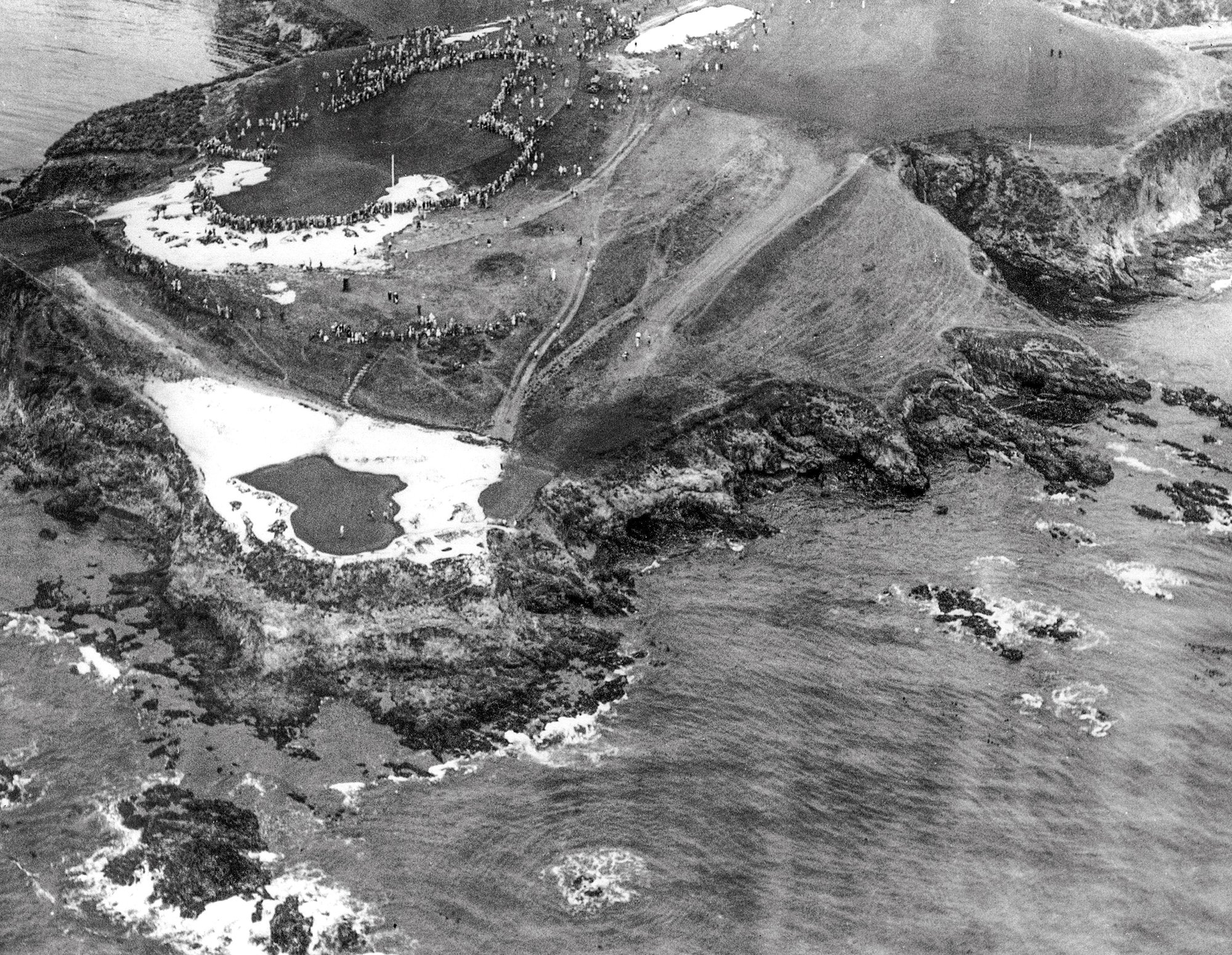 6th and 7th greens during 1929 U.S. Amateur