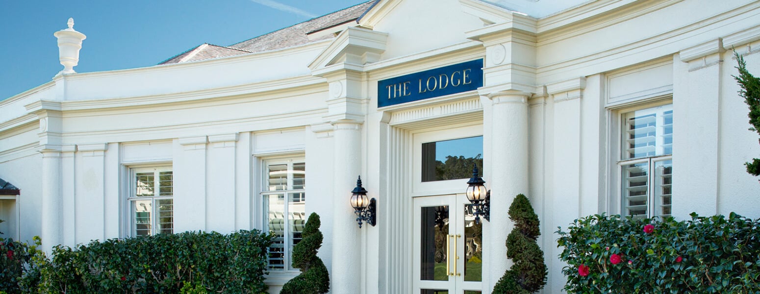Entrance to The Lodge