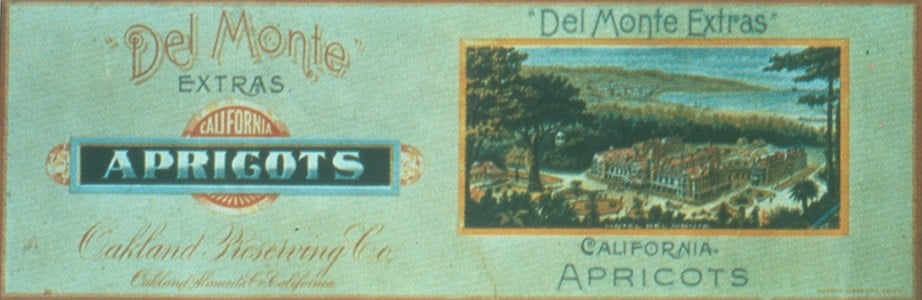“Del Monte” on their canned food products 1891