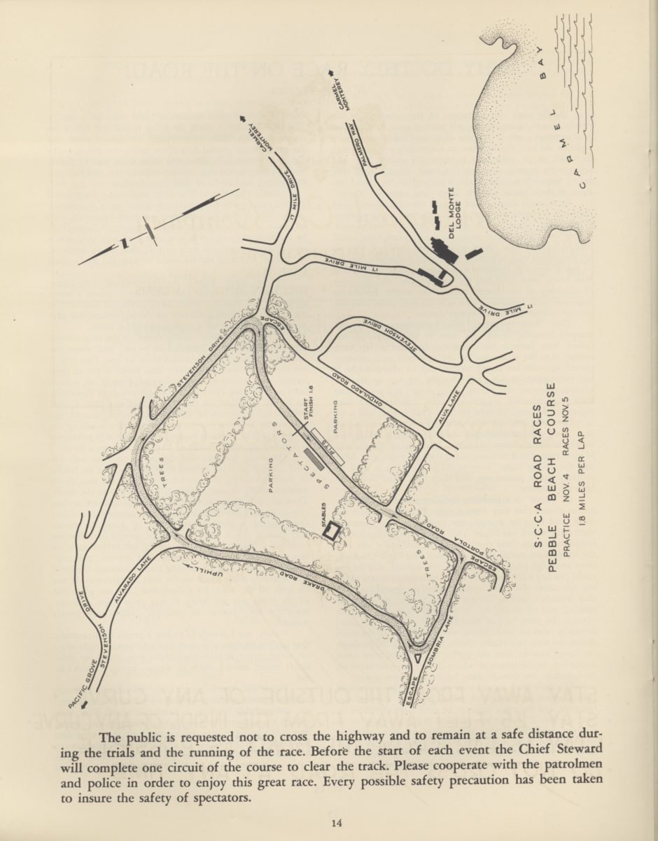 The 1950 course took on the shape of the state of Minnesota, with four sharp corners cutting through the Del Monte Forest.