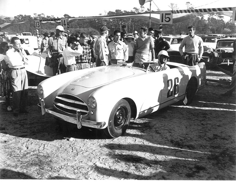 The winner of the first Pebble Beach Concours d'Elegance was this 1950 Edwards R-26 Special Sport Roadster.