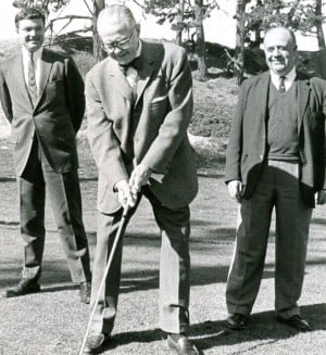 Golfers on Spyglass Hill Golf Course