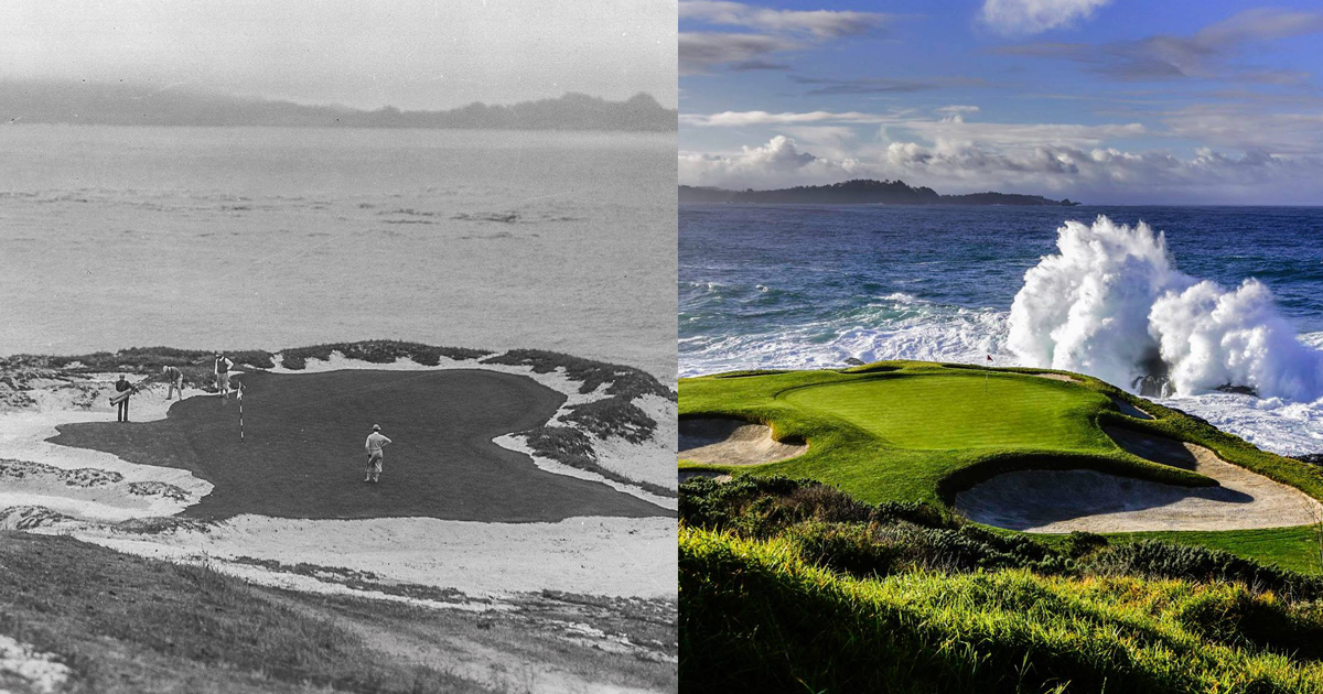 Then and Now 100 Years of Pebble Beach