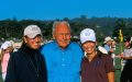 Mina Harigae (right) played in the PURE Insurance Championship Impacting The First Tee as a junior golfer.