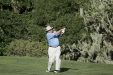 Arnold Palmer on a golf course at Pebble Beach