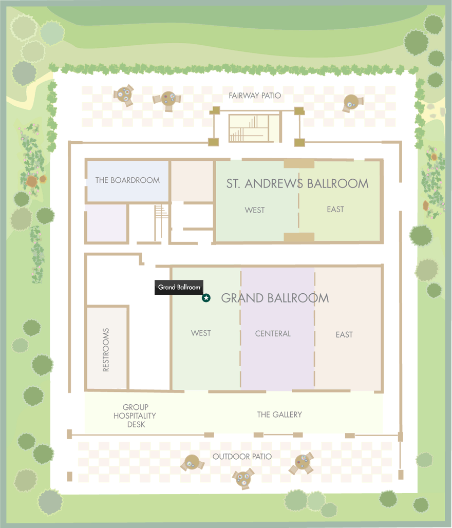 Grand Ballroom map