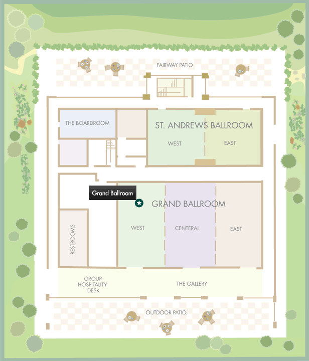 Grand Ballroom map