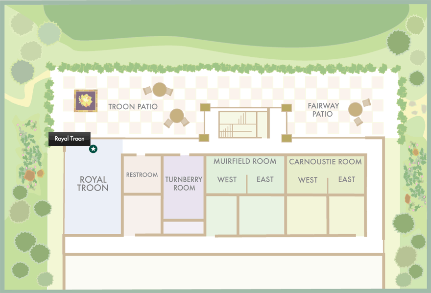 Royal Troon building layout