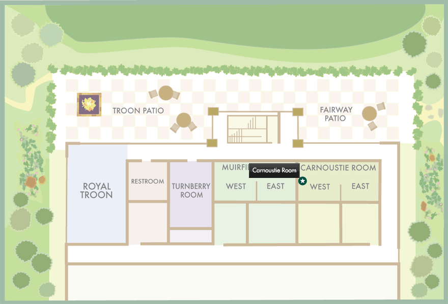 The Carnoustie Room map