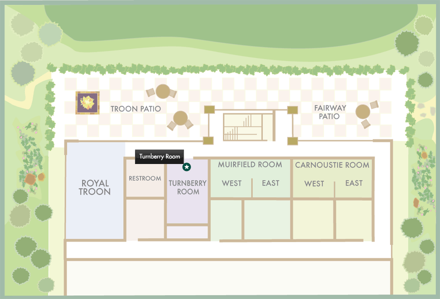 Turberry Room map