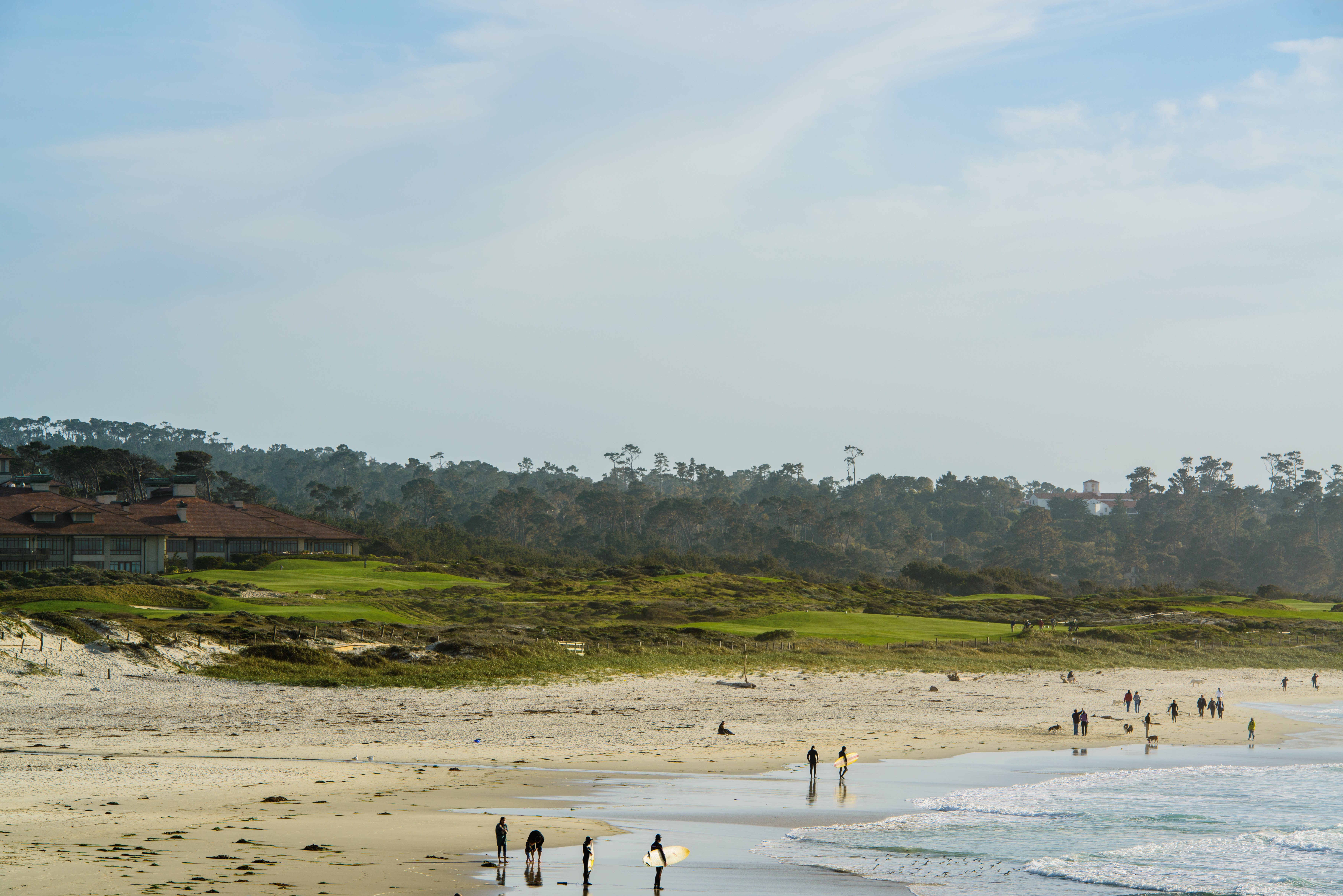 The Beautiful Beaches Of Pebble Beach Take A Leisurely Boardwalk Stroll From Back Patio At The Inn Spanish Bay Or Park In Lot Behind 8th Tee Box Links