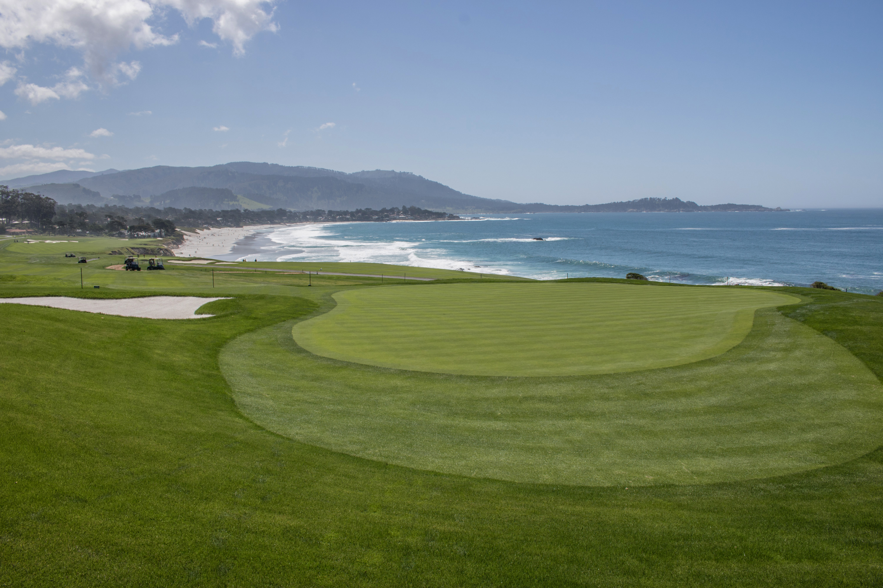 A Sneak Peek of the New 13th Green at Pebble Beach
