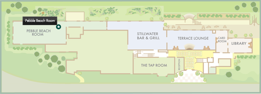 Pebble Beach Room Building Layout.