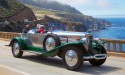 Antique car on road