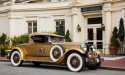 Antique gold car