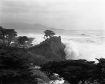 A big wave at The Lone Cypress