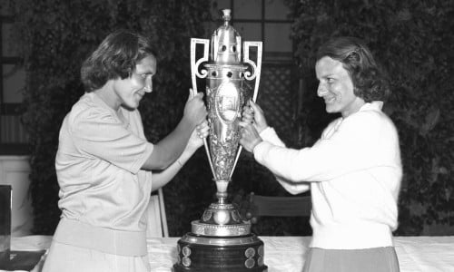 Grace Lenczyk and trophy