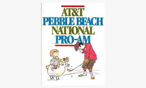 AT&T Pebble Beach National Pro-Am golf tournament ad