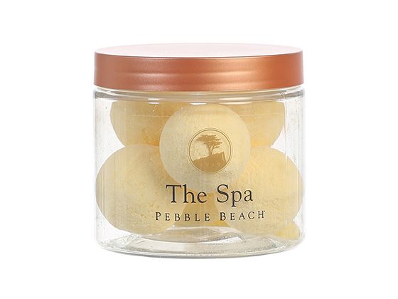 The Spa at Pebble Beach All-Natural Bath Bombs in Lemon Vanilla Scent